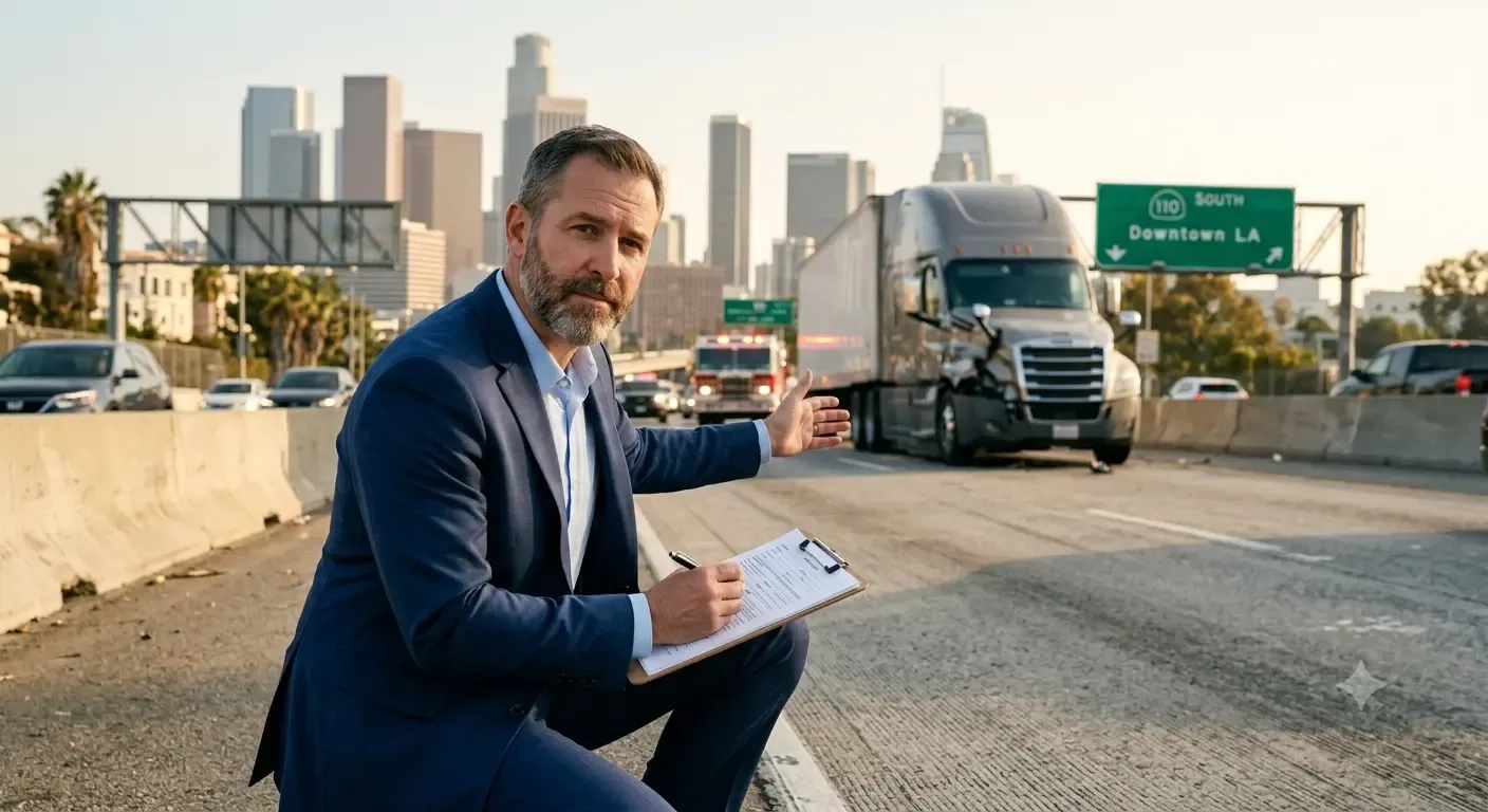 Los Angeles Truck Accident Attorney, What to Know After a Crash create best image