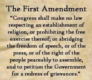 first amendment